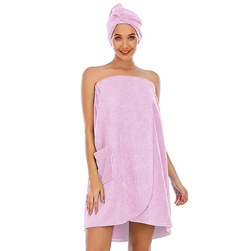 2In1 Soft Microfiber Bath Towel Large Sport Beach Skirt Wrap Cover Up Mini Dress 