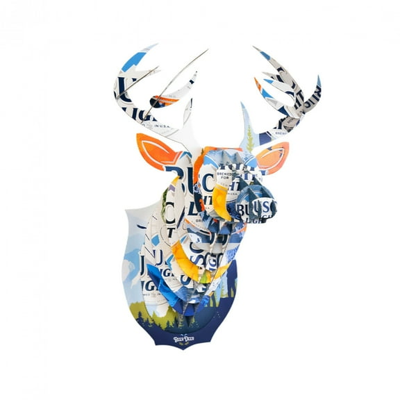 Busch Light Cardboard Deer Head Mount