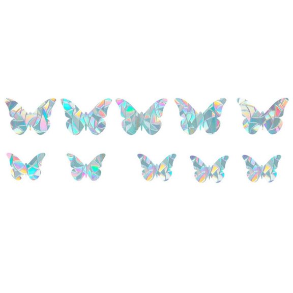 Adhesivo de Pared Toystoory Espejo Sin Pegamento Decoración Estática Prisma de Arcoíris DIY 3D