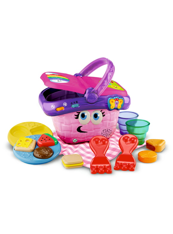 LeapFrog Shapes and Sharing Picnic Basket, Role-Play Toy for Kids