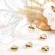 thumbnail image 4 of Caja de 8 dijes de corazón inflado chapados en oro de 18 quilates con forma de gota de amor para hacer joyas, collares, pulseras y manualidades., 4 of 9