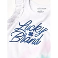 thumbnail image 2 of LUCKY BRAND GIRLS SET X2 - WHITE PINK - 3T TODDLER - OUTFIT TOP SHIRT & SHORTS, 2 of 3