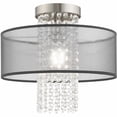 thumbnail image 2 of Livex Lighting Support de Plafond Nickel Brossé 1 Lt, 2 of 4