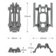 thumbnail image 3 of Kit de tren de aterrizaje plegable Yashi para 2 drones soporte extensor elevado gris, 3 of 5