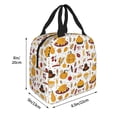 thumbnail image 4 of Kdxio Thanksgiving Print Insulated Lunch Bag,Reusable Tote Lunch Box for Women Men,Leakproof Cooler Lunch Bags for Work Office Travel Picnic, 4 of 6