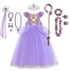 thumbnail image 1 of Disney Vestido de princesa para niña, disfraz de Rapunzel, Vestido de baile de lujo para fiesta de cumpleaños, ropa de fantasía para Halloween y Carnaval, 1 of 3