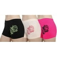 thumbnail image 5 of GILBIN'S Women Seamless Stretch Boyshort Panties Various Styles (Pack of 6) (Love Me), 5 of 6