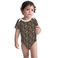thumbnail image 3 of Daiia Daisies Flowers Printed Unisex-Baby Short Sleeve Onesies Bodysuits Baby Climbing Clothes Soft and Comfortable Romper with Expandable Shoulder Design-2 Years, 3 of 8