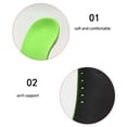 thumbnail image 5 of Kids Orthotic Arch Support Insoles Plantar Fasciitis Cushioning Shoe Inserts Shock Absorption Velvet Surfaces Deep Heel Cup Chinldren Inner Soles for Flat Feet 1 Pair Green L, 5 of 7