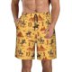 thumbnail image 1 of Balery Brave Cowboys Traje de Baño Estilo Hawaiano para Hombre, Shorts de Secado Rápido con Bolsillos-Small, 1 of 6