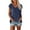 Blue, variant on Plebaso Women's Short Sleeve T-Shirts Loose V Neck Casual Shirts Lightweight Soft Summer Tees Solid Color