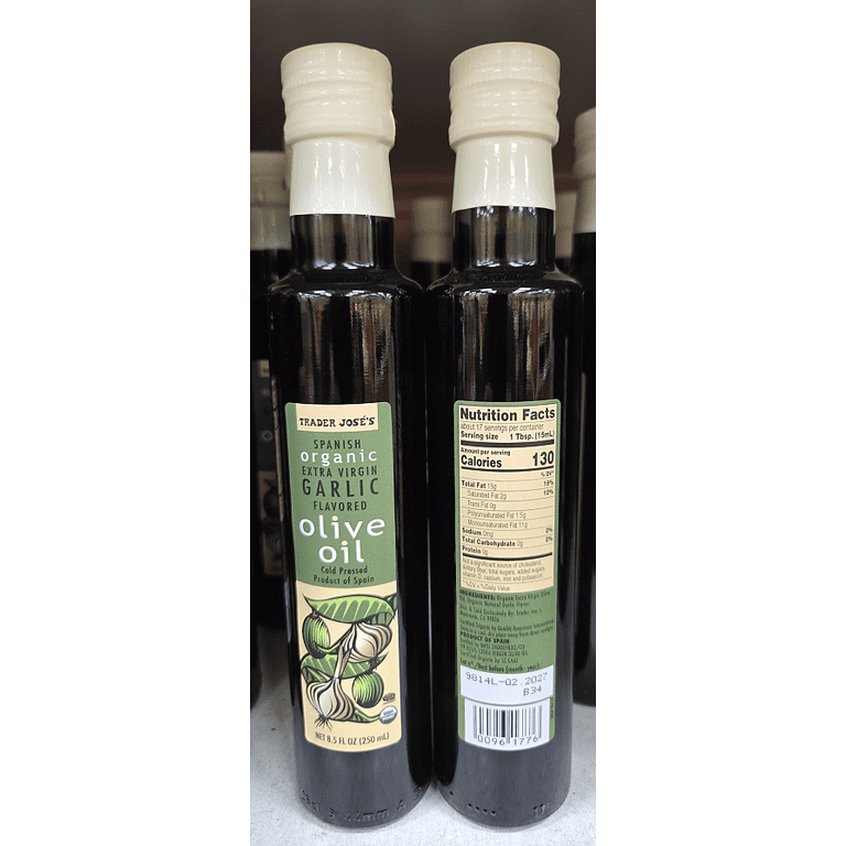 Trader Joe's Spanish Organic Extra Virgin Garlic Flavored Olive