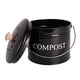 thumbnail image 3 of Compostador de cocina, contenedor de filtro de tapa, compostador de encimera, sin olor negro, 3 of 9