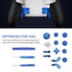 thumbnail image 4 of Accesorios Para Juegos Paletas De Repuesto D Pads, Moda Fácil De Reemplazar Paletas De Repuesto Azules Flexibles Thumbsticks Joystick Para Elite Series 2, 4 of 7