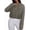 Gray, variant on Women'S Mesh Sheer Zip Up Jacket Mock Neck Light-Weight Athletic Outerwear with Pockets White L
