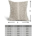 thumbnail image 4 of Antelope Pillow Covers 20X20 Inch Beige Deer Animal Print Decorative Square Pillow Cases Modern Neutral Faux Fawn Cotton Linen Throw Pillows Set of 2 Home Decor for Sofa Couch Bedroom Outdoor, 4 of 4