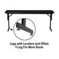 thumbnail image 2 of UrbanPro Contemporary Metal & Wood Folding Seminar Table in Gray Granite, 2 of 4