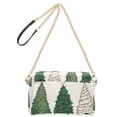 thumbnail image 2 of FORMRS Women Crossbody Purse with Chain Strap Vegan Leather Shoulder Handbag, Hand Drawn Christmas Stars, 2 of 7