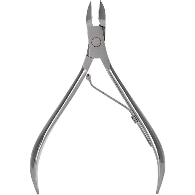 Pinzas para cutículas seguras, herramienta de manicura y pedicura, tijeras para piel muerta de acero inoxidable, uso doméstico para hombres y mujeres