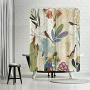 Americanflat Where The Passion Flower Grows I by Pi Creative Art Shower Curtain