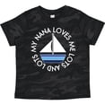 thumbnail image 3 of Inktastic My Nana Loves Me Sailboat Boys Boys Toddler T-Shirt, 3 of 5