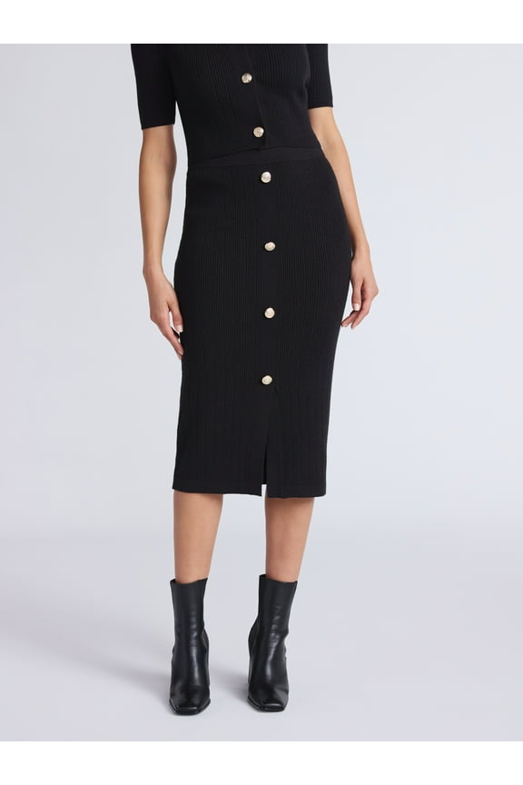 Sofia by Sofia Vergara Women's Pull On Sweater Skirt, Sizes XS-XXXL