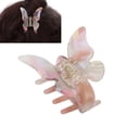 thumbnail image 4 of Clip de pelo de mariposa, mini clip de mandíbula antideslizante, duradero, flexible, estable, ligero para accesorios para el cabello ANGGREK JH1413, 4 of 8