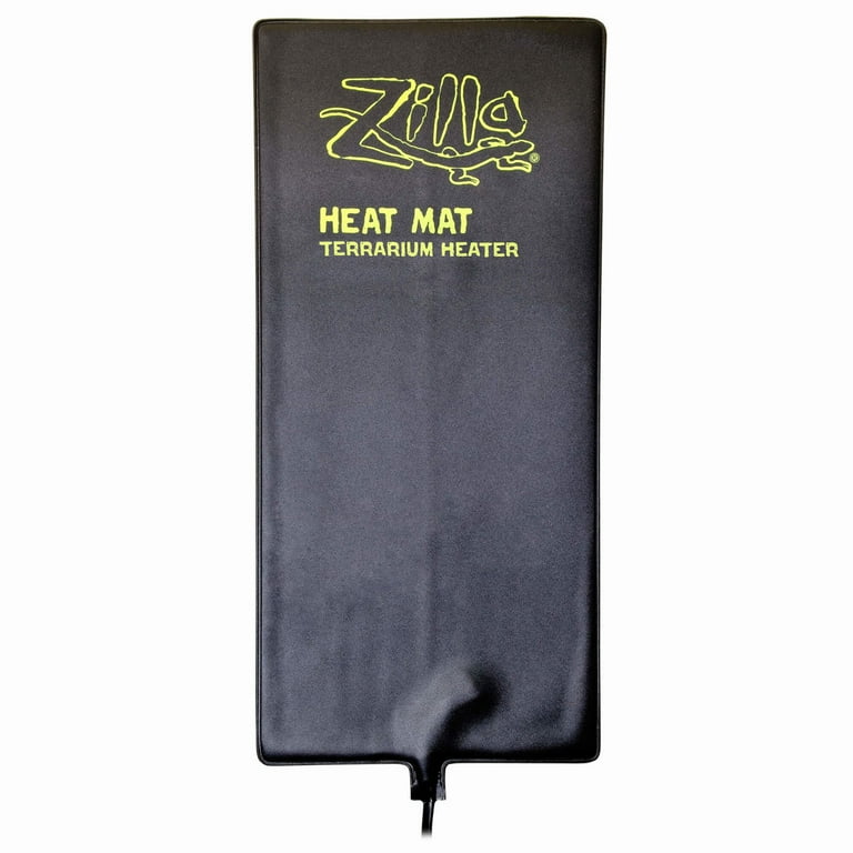 Zilla Terrarium Heat Mat for Reptiles, Black, Large, 50-60 Gallon