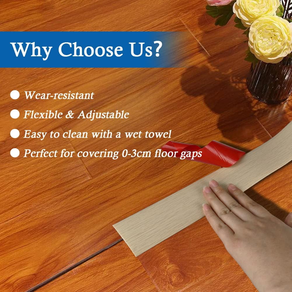 GFDYREE Floor Transition Strip Floor Cover Strips Self Adhesive
