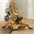 thumbnail image 6 of Msgweeeg Car Toy Toys Boys Boys Gifts Steel Power Deformable Engineering Vehicle Super Long Truck Liftable Excavator Truck Model Children's Toy Car Boy, 6 of 7