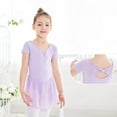 thumbnail image 4 of Gvdentm Girls' Camisole Dance Tutu Leotard Ballet Dress for Ballerina(Light Purple,14-15 Years), 4 of 5