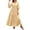 Beige, variant on Horkkom Tiered Dress Women Plus Size Summer V Neck Maxi Dresses A Lined Casual Beach Sundresses XXL