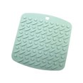 thumbnail image 1 of EeaseMX Almohadilla aislante de silicona multifuncional, almohadilla aislante térmica, mantel individual antideslizante para mesa de cocina, tapete para tazas, bandeja para ollas (verde claro), 1 of 7