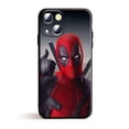 thumbnail image 3 of Funda de Deadpool divertida de Marvel para Apple iPhone, 15, 14, 13, 12, 11, Mini, XS, XR, X, 6S, 6 Pro, Max Plus, cubierta negra, 3 of 5