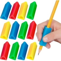 The Pencil Grip Classic Triangle Ergonomic Grippers, 12 Count, Assorted Colors, for Right- or Left-Handed Users