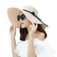 thumbnail image 1 of Sombrero de playa Qarigey fibra transpirable Borde de Sombreros Rosa, 1 of 6