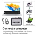 thumbnail image 3 of AOMOTA USB Cassette Capture Portable Tape Player Converts Cassettes to MP3, Black, 3 of 8