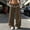 Brown, variant on Baggy Sweatpants for Women Low Rise Lounge Pants with Lace Trim Foldover Waist Casual Loose Fit Y2K Vintage Streetwear Wide Leg Athletic Workout Track Pants Army Green S