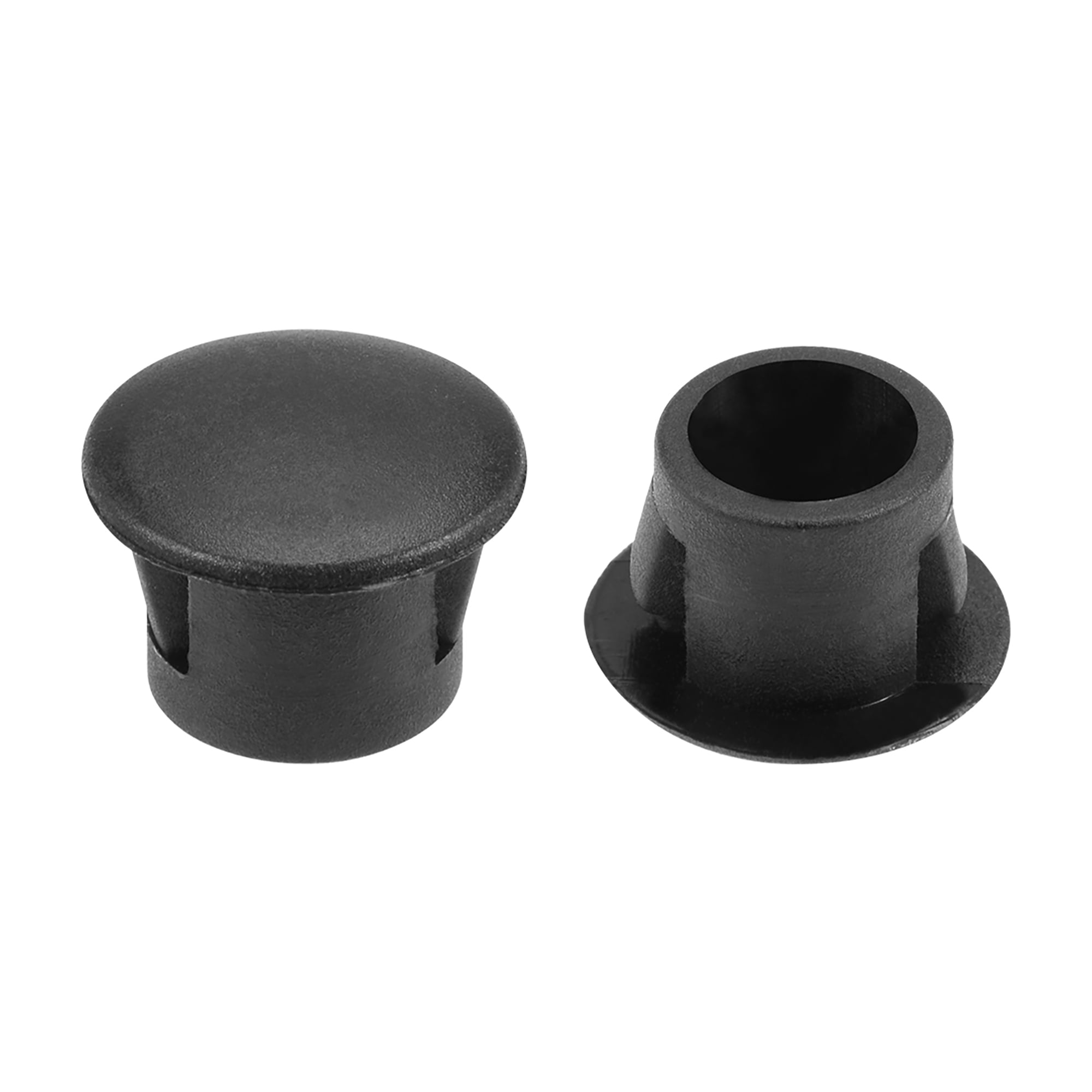 Hole Plugs Black Plastic 8mm(5/16inch) Snap in Locking Hole Tube