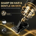 thumbnail image 6 of Obacre  Electric Razor for Men, IPX7 Waterproof Versatile Shaver for Temple, Groin, Nose, Ear Hairs, Beard, Body Hair Trimmer for Men, Painless Grooming Kit with 2 Replaceable Ceramic Blade Heads, 6 of 8