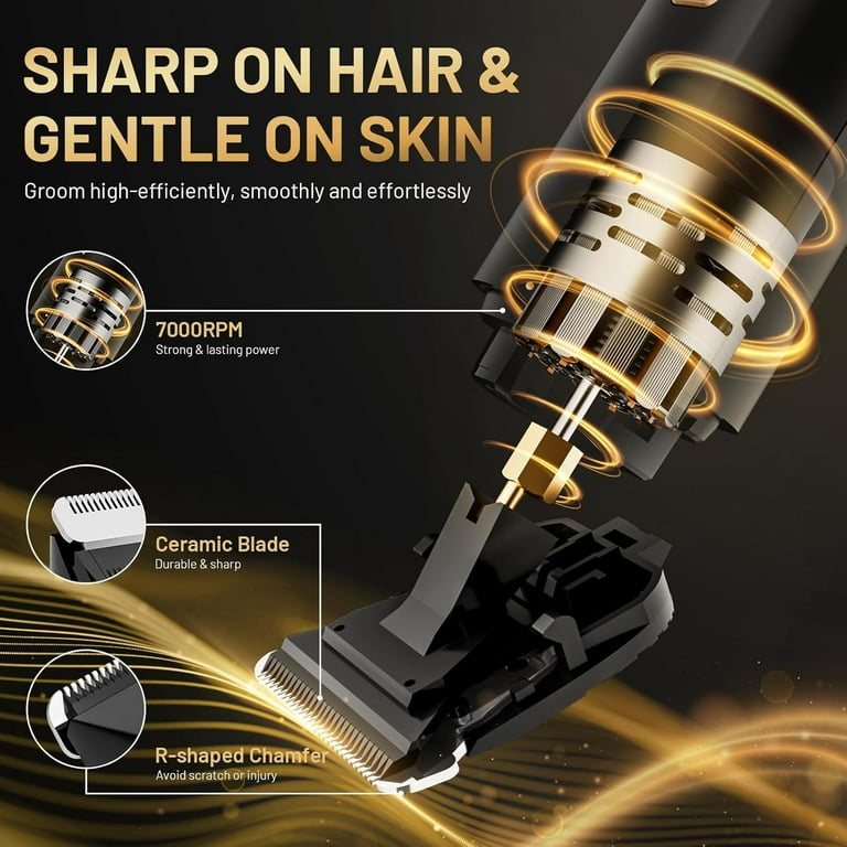 Obacre 2-in-1 Electric Trimmer, IPX7 Waterproof Body and Nose Hair photo 6