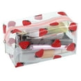 thumbnail image 4 of 1 Pc Bolsa de Maquillaje Transparente para Mujeres para Vacaciones y Viajes de Negocios Rojo, 4 of 4