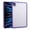 Purple, variant on Allytechgroup Clear Case for iPad Air 11 (2024), Slim Lightweight Hard PC Case Anti Yellowing Full Body Protection Shockproof and Anti-Scratch for iPad Air 11-inch M2 2024 (6th Generation), Clear