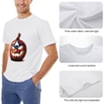 thumbnail image 6 of WISHTIME Men's Pumpkin Tees Pumpkin Print Halloween T-Shirts Short Sleeve Crewneck Casual Summer, Made in USA, 6 of 9