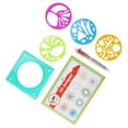 thumbnail image 4 of Plantilla de regla geométrica de plástico para niños, herramienta de dibujo en espiral, juguete artístico, material de papelería para niños, 4 of 14