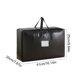thumbnail image 3 of Bolsa de almacenamiento de alta resistencia con asas reforzadas, organizador grande para ropa y juguetes, tela no tejida impermeable, doble cremallera, 83x49x34 cm., 3 of 6