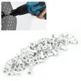 thumbnail image 4 of Pull Riveting Nuts, 100 Pcs Aluminum Galvanized Flat Head Threaded Insert Nut Vertical Hardware Accessories, 4 of 8