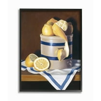 Stupell Industries Realistic Country Lemon Peel Jar Still-Life Painting Designed by Cecile Baird