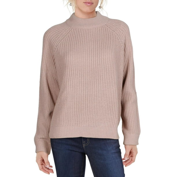 Vero Moda Womens Lea Mock Neck Long Sleeve Pink - Walmart.com