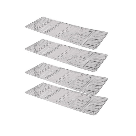 WHAMVOX Oil Guard Splatter Screen for Kitchen Use Made of Aluminum Foil Easy to Clean 4 Pieces